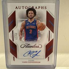 Cade Cunningham [Ruby] #2 Basketball Cards 2022 Panini Flawless Autograph Prices