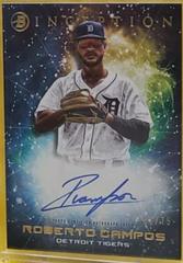 Roberto Campos [Blue] #PPA-RC Baseball Cards 2022 Bowman Inception Primordial Prospects Autograph Prices