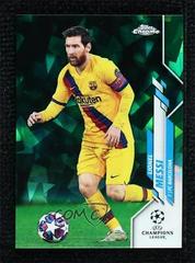 Lionel Messi [Green] #1 Soccer Cards 2019 Topps Chrome UEFA Champions League Sapphire Prices