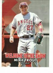 Mike Trout [5x7] #WTTS-2 Baseball Cards 2022 Topps Welcome to the Show Prices