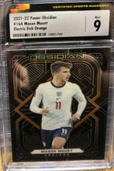 Mason Mount [Electric Etch Orange] Soccer Cards 2021 Panini Obsidian Prices