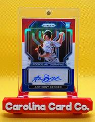 Anthony Bender [Red White Blue Prizm] Baseball Cards 2022 Panini Prizm Rookie Autographs Prices