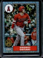 Shohei Ohtani [Blue] #T87C-50 Baseball Cards 2022 Topps Update 1987 Chrome Prices