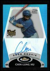 Chin Lung HU [Blue Refractor Autograph] #153 Baseball Cards 2008 Finest Prices