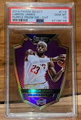 LeBron James [Gold Prizm Die Cut] Basketball Cards 2014 Panini Select Prices