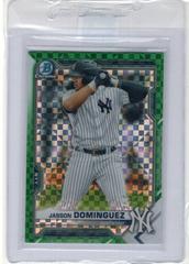 Jasson Dominguez [X Green Xfractor] #BCP-213 Baseball Cards 2021 Bowman Chrome Prospects Prices