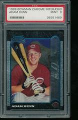 Adam Dunn #369 Baseball Cards 1999 Bowman Chrome International Prices