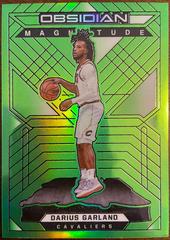 Darius Garland [Green Flood] #15 Basketball Cards 2021 Panini Obsidian Magnitude Prices