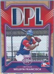 Welbyn Francisca [Purple] #DM-WF Baseball Cards 2022 Panini Elite Extra Edition DPL Materials Prices