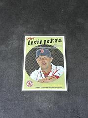 Dustin Pedroia [Red Ink] #ROADP Baseball Cards 2008 Topps Heritage Real One Autographs Prices