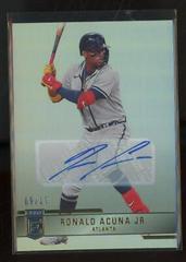 Ronald Acuna Jr. [Autograph Gold] Baseball Cards 2022 Panini Chronicles Elite Prices