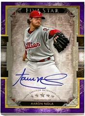Aaron Nola [Purple] #FSA-AN Baseball Cards 2018 Topps Five Star Autographs Prices