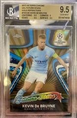 Kevin De Bruyne [Gold] #FS-KDB Soccer Cards 2017 Topps Chrome UEFA Champions League Future Stars Prices