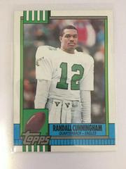 Randall Cunningham [Disclaimer Back] Football Cards 1990 Topps Prices