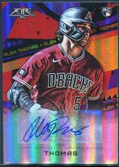 Alek Thomas [Purple] Baseball Cards 2022 Topps Fire Autographs Prices