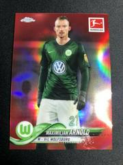 Maximilian Arnold [Red Refractor] Soccer Cards 2018 Topps Chrome Bundesliga Prices