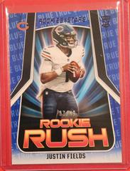 Justin Fields [True Blue] Football Cards 2021 Panini Rookies and Stars Rush Prices