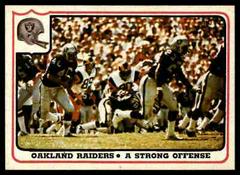 Oakland Raiders [A Strong Offense] #21 Football Cards 1976 Fleer Team Action Prices