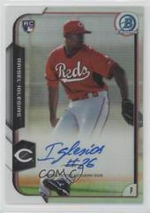 Raisel Iglesias [Refractor] #RI Baseball Cards 2015 Bowman Chrome Autograph Rookies Prices