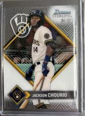 Jackson Chourio Baseball Cards 2023 Bowman Sterling Tek Prices
