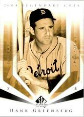 Hank Greenberg #48 Baseball Cards 2004 SP Legendary Cuts Prices