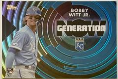 Bobby Witt Jr. [Black] Baseball Cards 2022 Topps Update Generation Now Prices