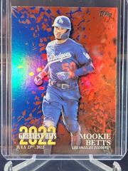 Mookie Betts [Blue] #22GH-4 Baseball Cards 2023 Topps 2022 Greatest Hits Prices