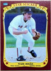 Wade Boggs #8 Baseball Cards 1986 Fleer Star Stickers Prices