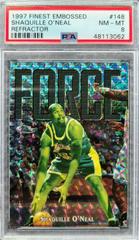 Shaquille O'Neal [Refractor] #148 Basketball Cards 1997 Finest Embossed Prices