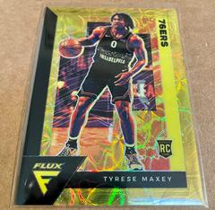 Tyrese Maxey [Gold Scope] Basketball Cards 2020 Panini Flux Prices