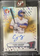 Corey Seager [Gold] #PA-CSE Baseball Cards 2023 Topps Pristine Autographs Prices