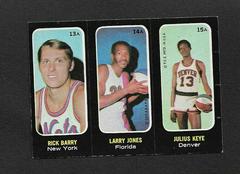 Barry 13A, Jones 14A, Keye 15A Basketball Cards 1971 Topps Stickers Prices