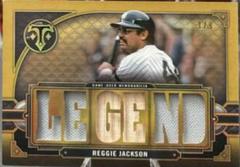 Reggie Jackson [Gold] #RL-RJN Baseball Cards 2022 Topps Triple Threads Relics Legends Prices