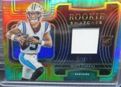 Matt Corral [Tie Dye] #RSW-3 Football Cards 2022 Panini Select Rookie Swatches Prices
