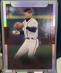 Chipper Jones [Red] #MO4 Baseball Cards 2023 Panini Three and Two Moments Prices