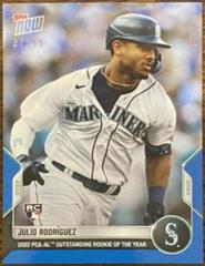 Julio Rodriguez [Blue] #PCA-5 Baseball Cards 2022 Topps Now Players Choice Awards Prices