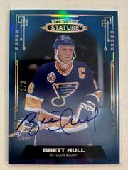 Brett Hull [Photo Variant Autograph Blue] #13 Hockey Cards 2021 Upper Deck Stature Prices