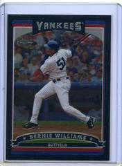 Bernie Williams [Black Refractor] #44 Baseball Cards 2006 Topps Chrome Prices