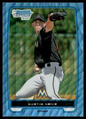 Austin Barnes [Blue Wave Refractor] #BCP184 Baseball Cards 2012 Bowman Chrome Prospects Prices