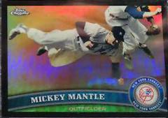 Mickey Mantle [Black Refractor] #7 Baseball Cards 2011 Topps Chrome Prices