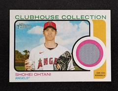 Shohei Ohtani #CC-SO Baseball Cards 2022 Topps Heritage Clubhouse Collection Relics Prices