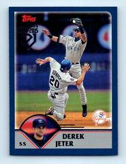 Derek Jeter [2003 Blue Foil] #DJ-11 Baseball Cards 2017 Topps Archives Derek Jeter Retrospective Prices