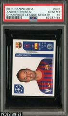 Andres Iniesta #493 Soccer Cards 2011 Panini UEFA Champions League Sticker Prices
