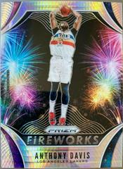 Anthony Davis [Silver Prizm] #7 Basketball Cards 2019 Panini Prizm Fireworks Prices