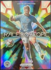 Kevin De Bruyne [Silver] Soccer Cards 2022 Panini Prizm Premier League Kaleidoscopic Prices