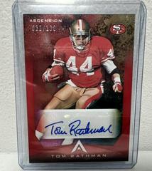 Tom Rathman [Red] #ASC-TRA Football Cards 2021 Panini Chronicles Ascension Autographs Prices