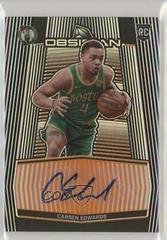 Carsen Edwards [Electric Etch Orange] Basketball Cards 2019 Panini Obsidian Rookie Autographs Prices