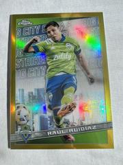 Raul Ruidiaz [Gold] Soccer Cards 2022 Topps Chrome MLS Big City Strikers Prices
