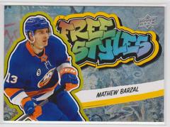 Mathew Barzal [Gold] Hockey Cards 2022 Upper Deck Freestyles Prices