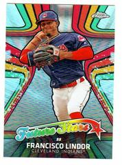 Francisco Lindor [Orange Refractor] #FS-10 Baseball Cards 2017 Topps Chrome Future Stars Prices